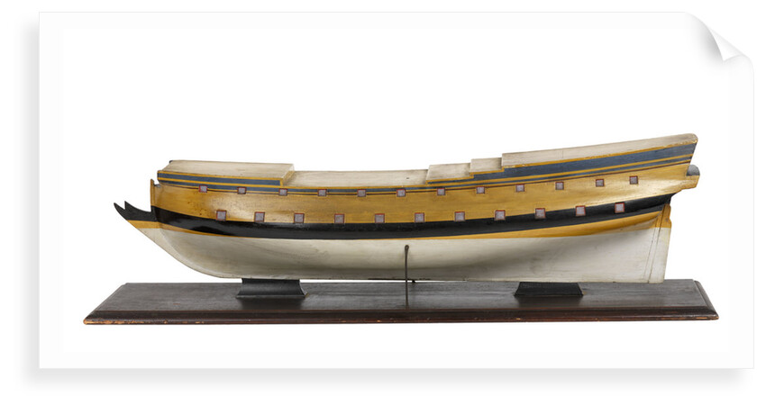 Model of the vessel 'Triton' (1697), warship, French, 42 guns by Unknown