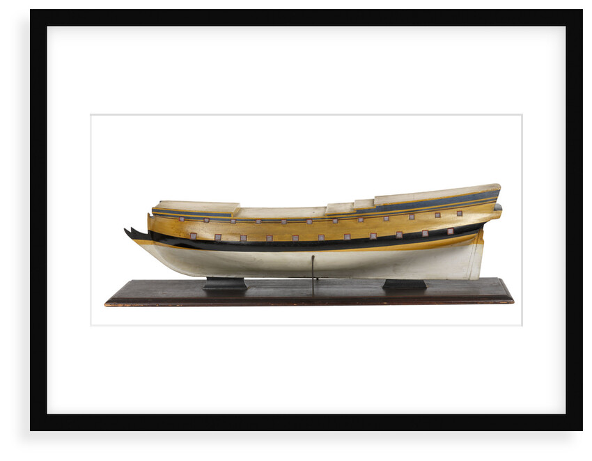 Model of the vessel 'Triton' (1697), warship, French, 42 guns by Unknown