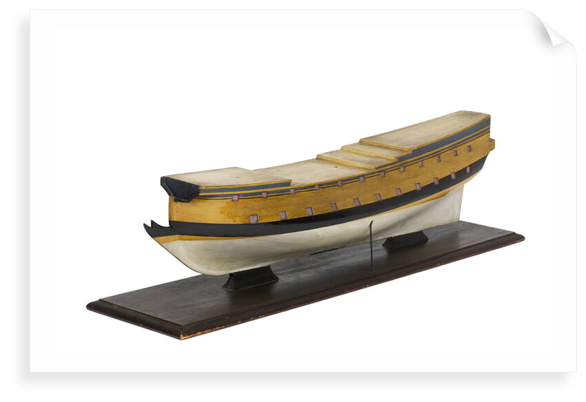 Model of the vessel 'Triton' (1697), warship, French, 42 guns by unknown