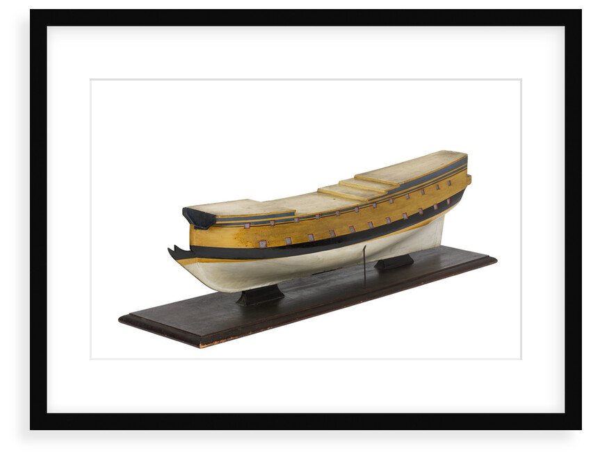 Model of the vessel 'Triton' (1697), warship, French, 42 guns by unknown
