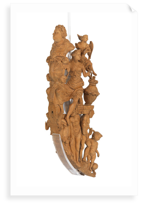 Figurehead model of First Rate 100-gun warship HMS 'Victory' (1765) by William Savage