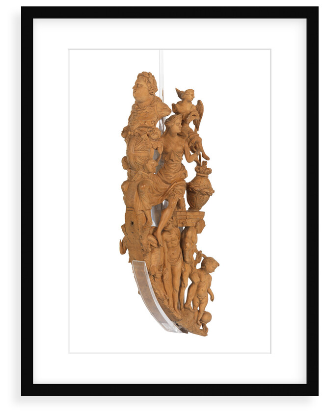 Figurehead model of First Rate 100-gun warship HMS 'Victory' (1765) by William Savage