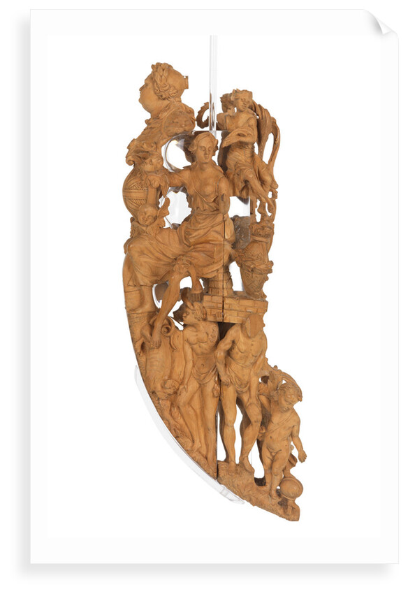 Figurehead model of First Rate 100-gun warship HMS 'Victory' (1765) by William Savage