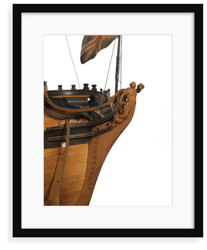Model of the 'Mermaid' (1784), warship, frigate, 32 guns by George Stockwell
