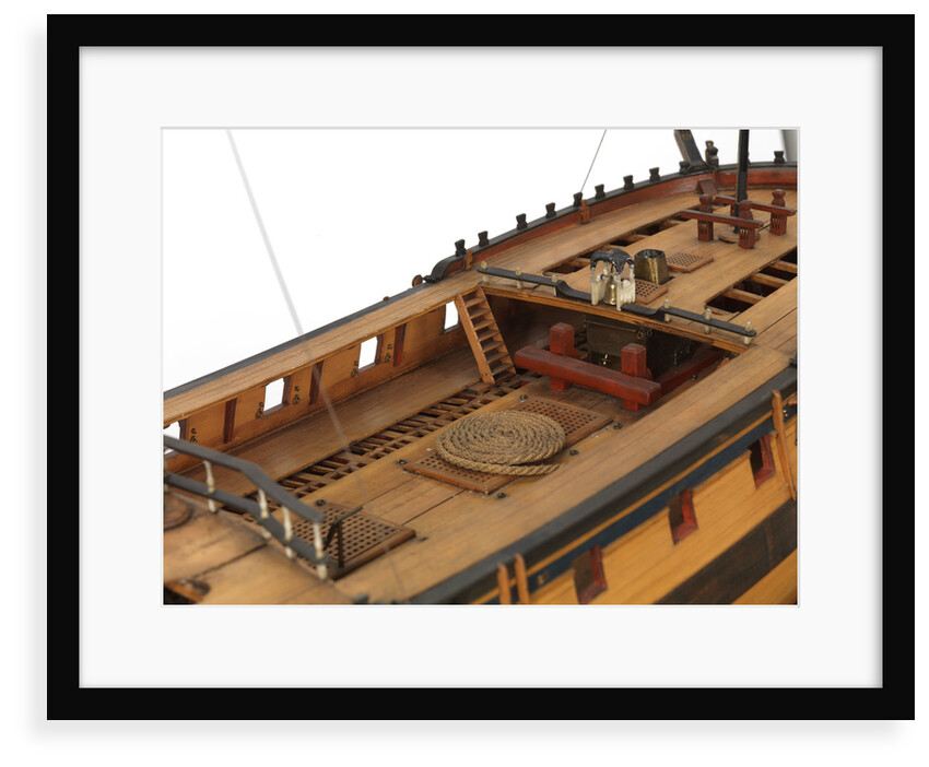 Model of the 'Mermaid' (1784), warship, frigate, 32 guns by George Stockwell
