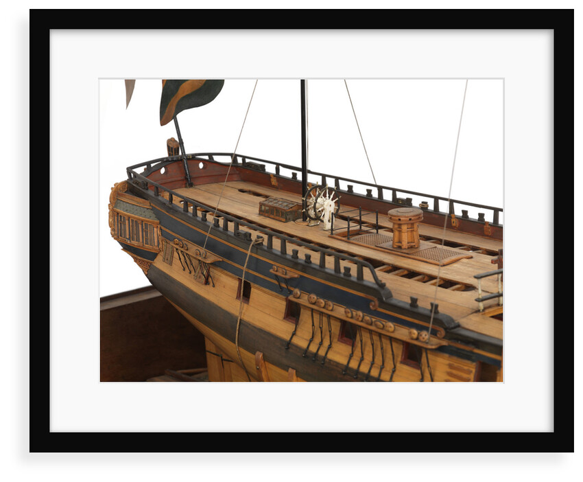 Model of the 'Mermaid' (1784), warship, frigate, 32 guns by George Stockwell