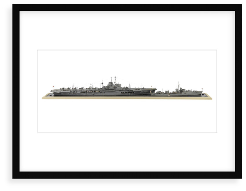 HMS 'Barfleur' (1943); Warship; Destroyer by Norman A. Ough