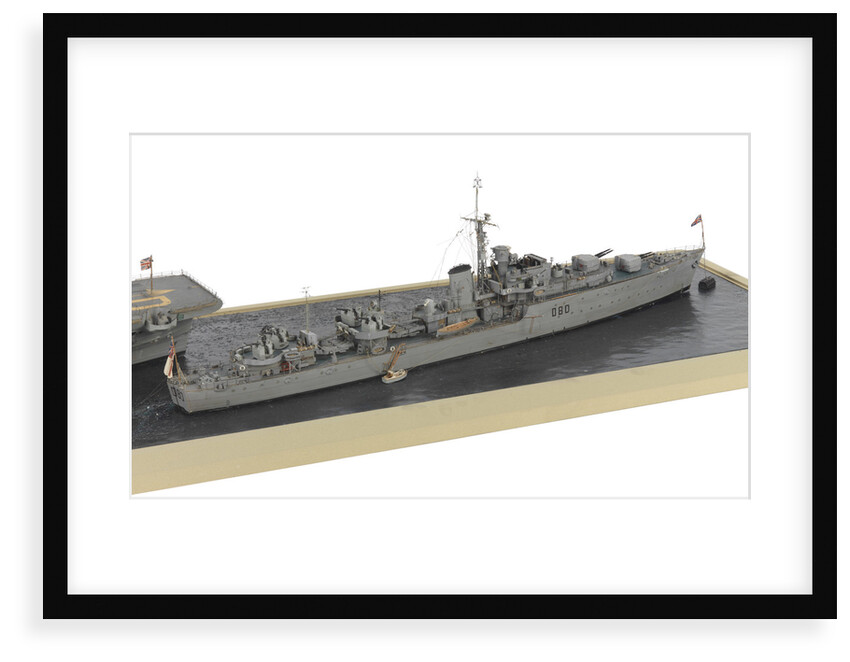 HMS 'Barfleur' (1943); Warship; Destroyer by Norman A. Ough