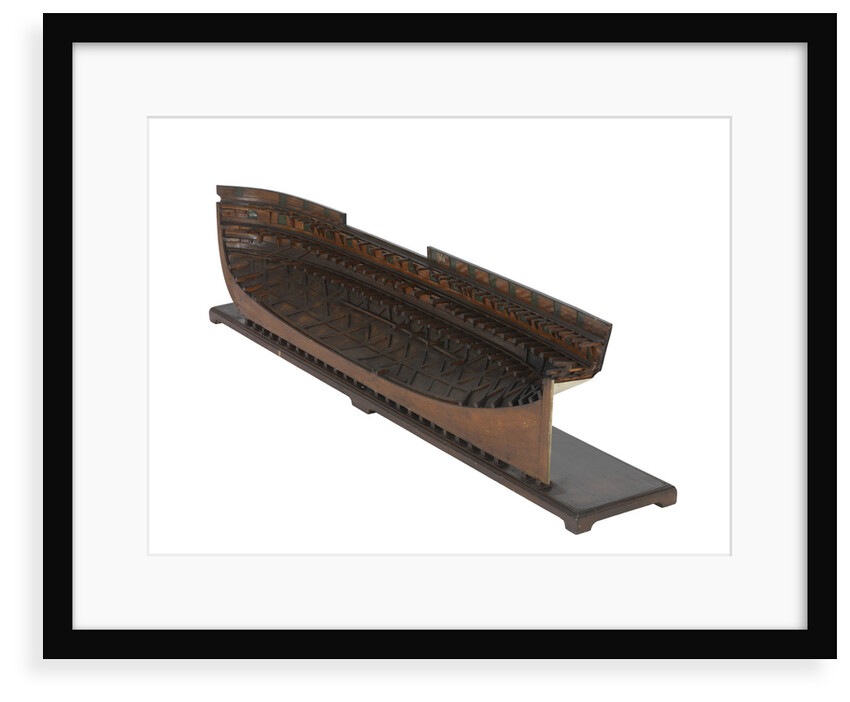 Model of a warship, 46 guns, frigate by unknown