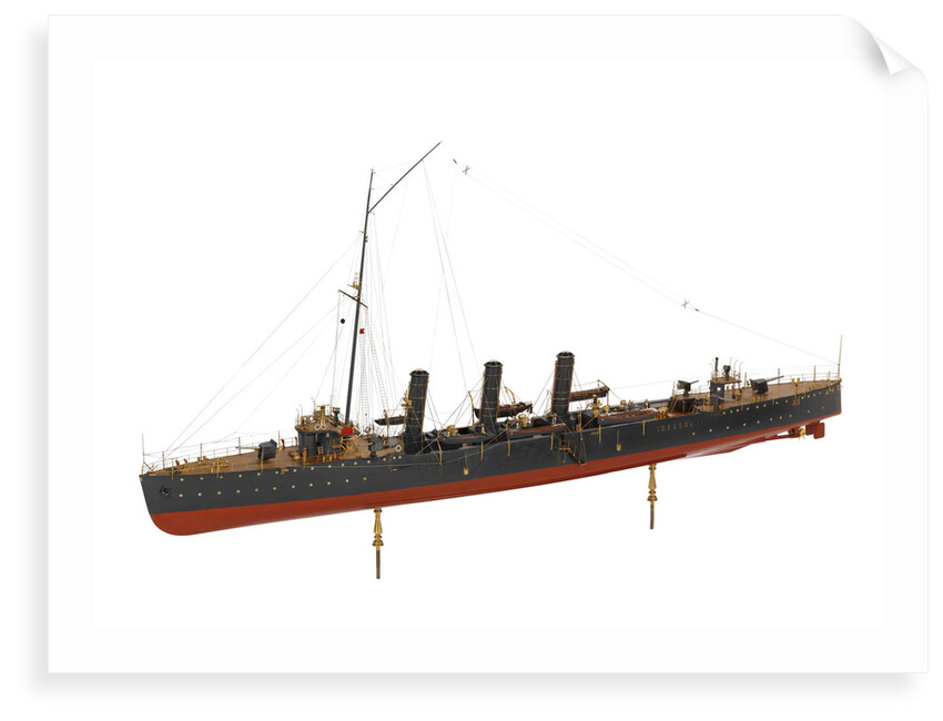 Warship and dispatch vessel 'Mogami' (1908) by unknown