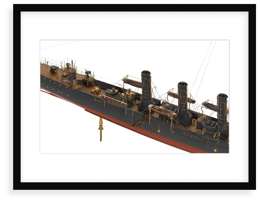 Warship and dispatch vessel 'Mogami' (1908) by unknown