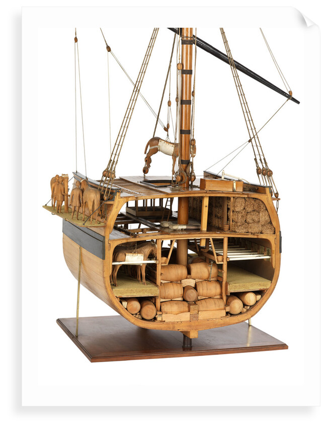 A horse transport vessel by unknown