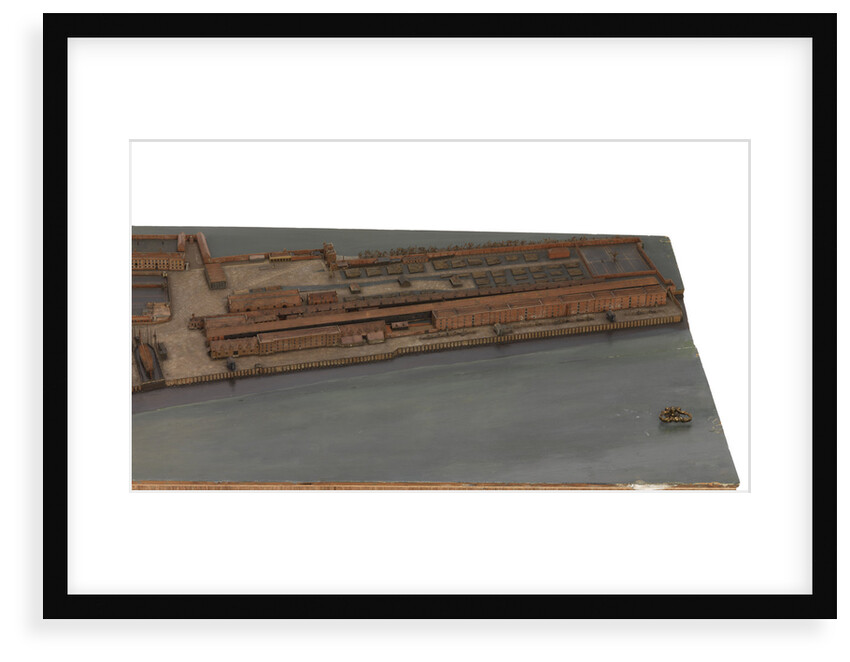 Topographical model of Chatham Dockyard, 1772-1774 by William Phillips