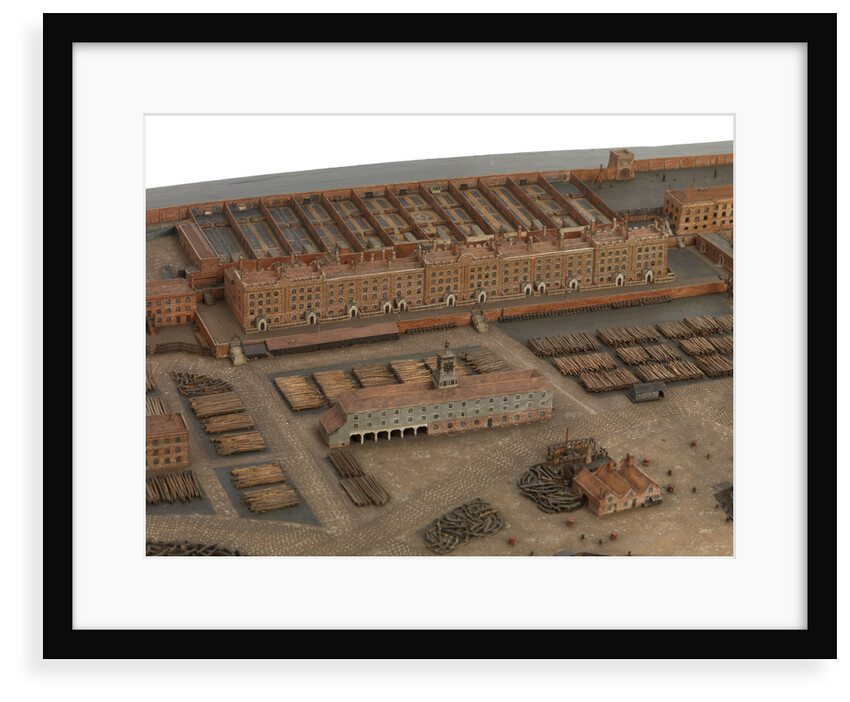 Topographical model of Chatham Dockyard, 1772-1774 by William Phillips