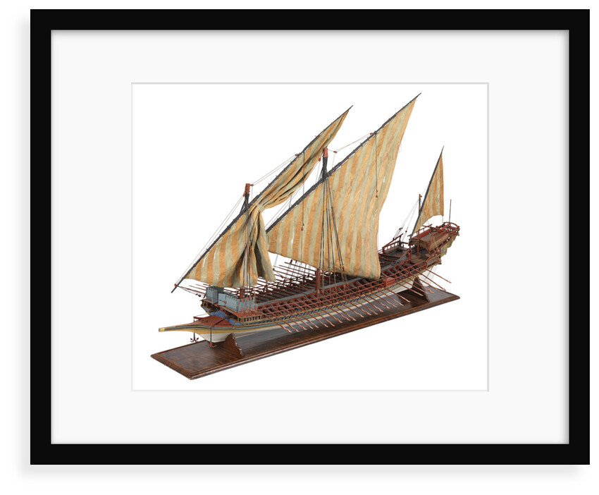 A Maltese galley by unknown