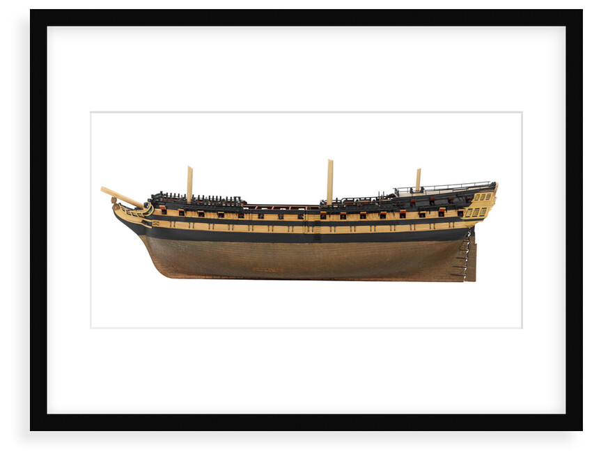 80-gun two decker HMS 'Foudroyant' (1798) by Edgar Albert Benford