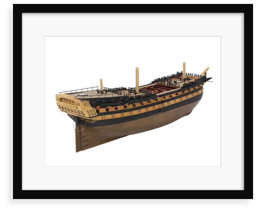 80-gun two decker HMS 'Foudroyant' (1798) by Edgar Albert Benford
