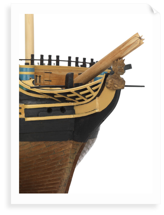 80-gun two decker HMS 'Foudroyant' (1798) by Edgar Albert Benford