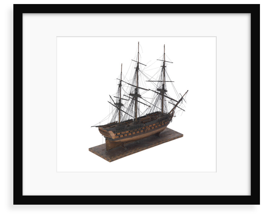 French warship, 80 guns by unknown