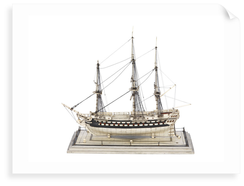 French warship by unknown