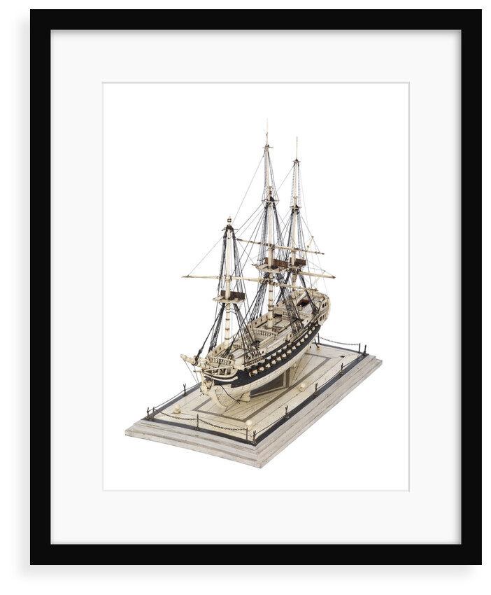 French warship by unknown