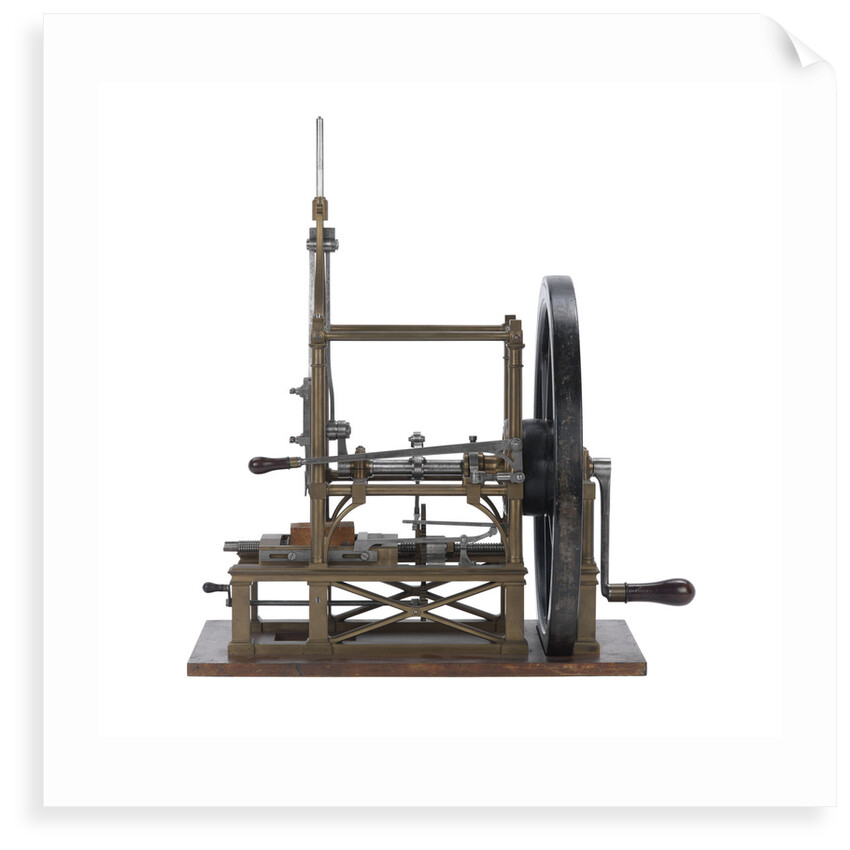 Mortising machine model by Marc Isambard Brunel
