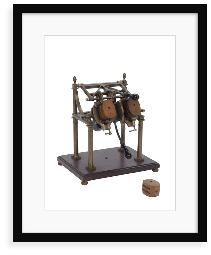 Scoring machine model by Marc Isambard Brunel