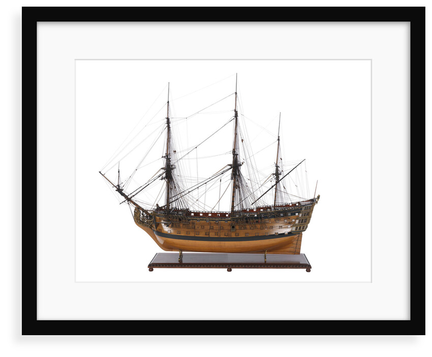 Model of First rate 100-gun warship 'Victory' (1737) by Unknown