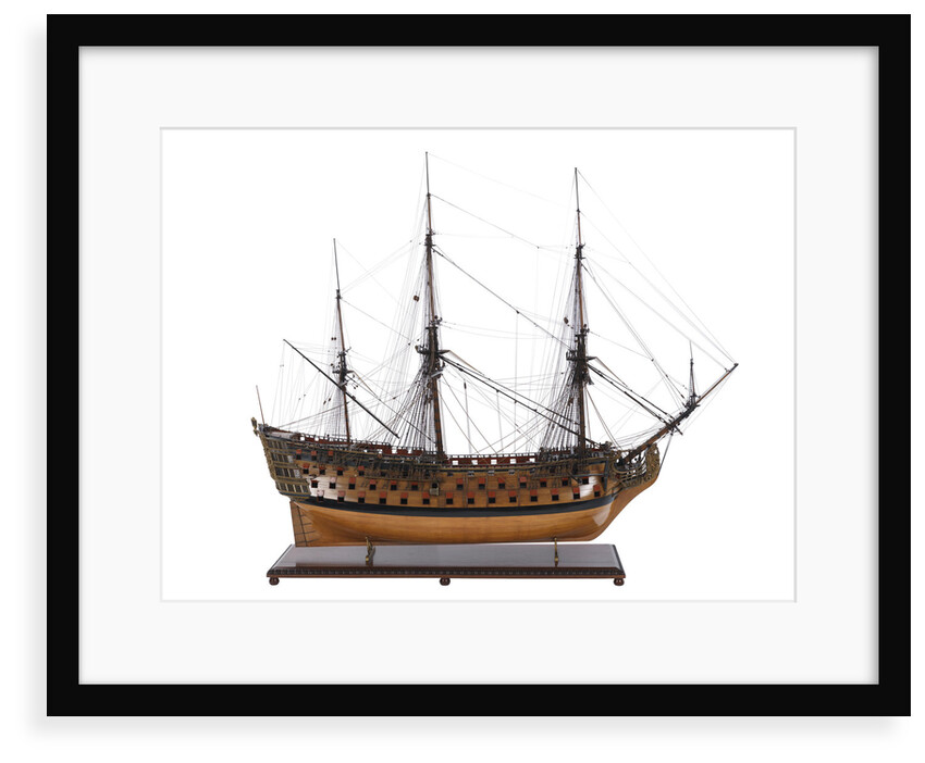 Model of First rate 100-gun warship 'Victory' (1737) by unknown