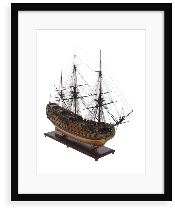 Model of First rate 100-gun warship 'Victory' (1737) by unknown