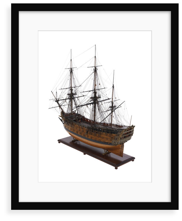 Model of First rate 100-gun warship 'Victory' (1737) by unknown