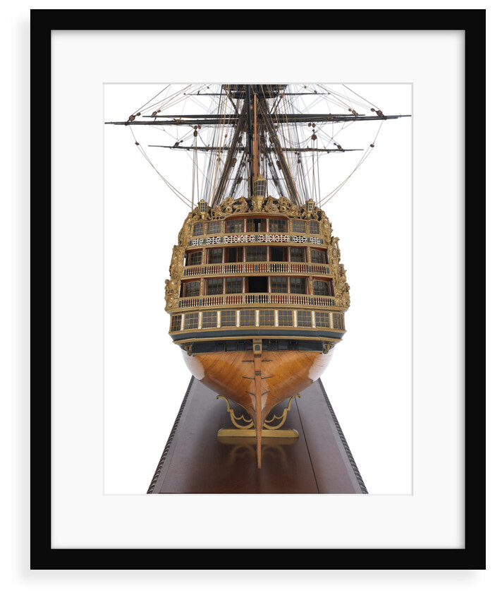 Model of First rate 100-gun warship 'Victory' (1737) by unknown