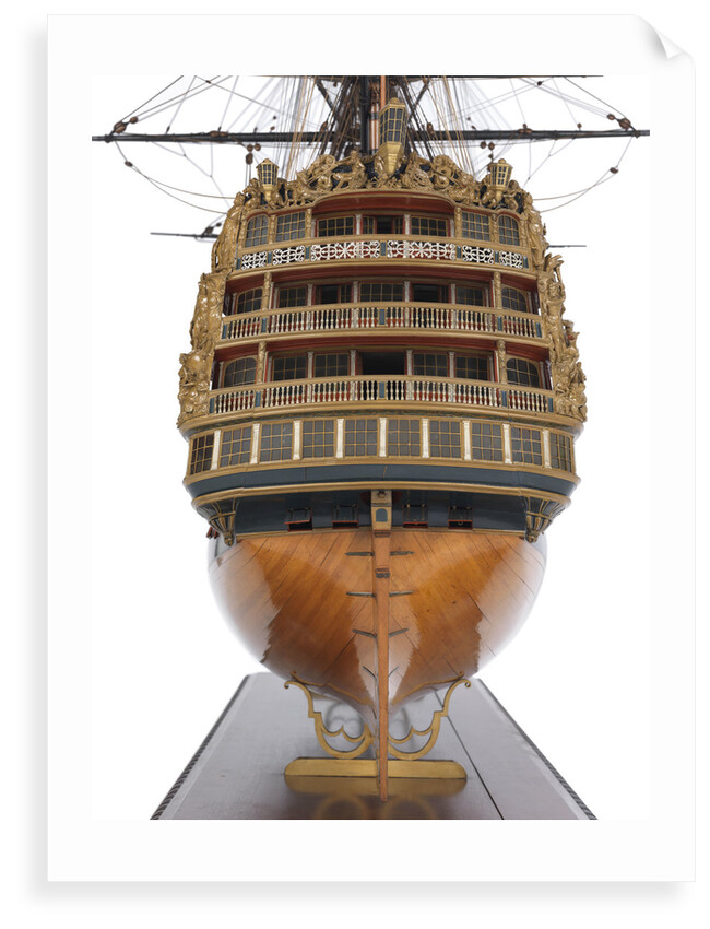 Model of First rate 100-gun warship 'Victory' (1737) by unknown