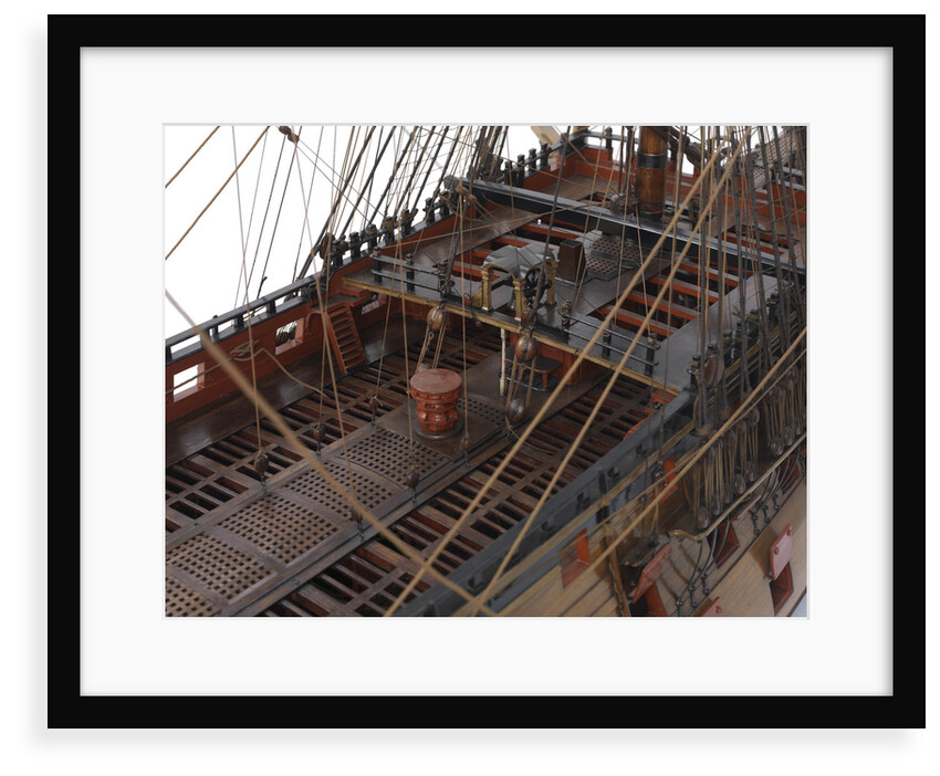 Model of First rate 100-gun warship 'Victory' (1737) by unknown