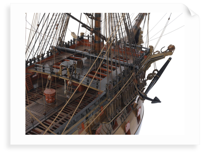 Model of First rate 100-gun warship 'Victory' (1737) by Unknown