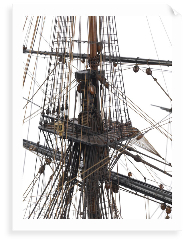 Model of First rate 100-gun warship 'Victory' (1737) by Unknown