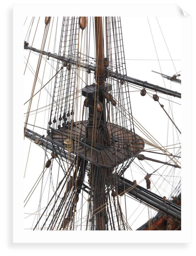 Model of First rate 100-gun warship 'Victory' (1737) by unknown