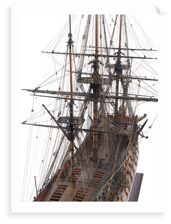 Model of First rate 100-gun warship 'Victory' (1737) by unknown