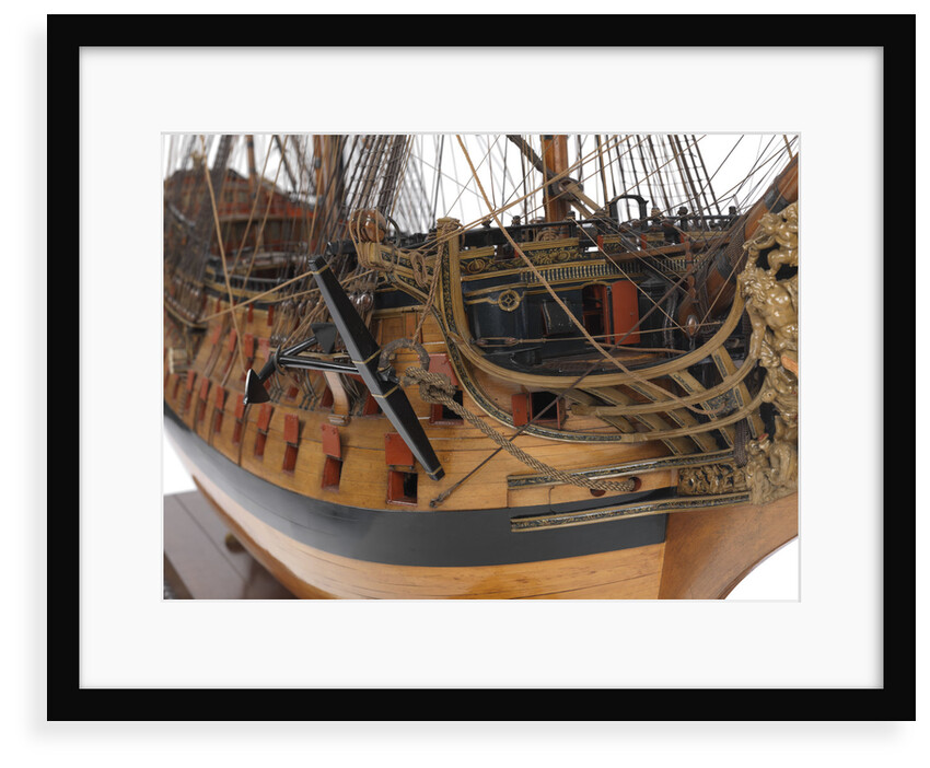 Model of First rate 100-gun warship 'Victory' (1737) by unknown