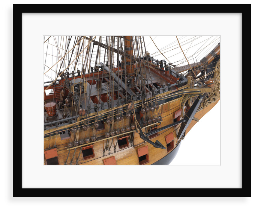 Model of First rate 100-gun warship 'Victory' (1737) by unknown