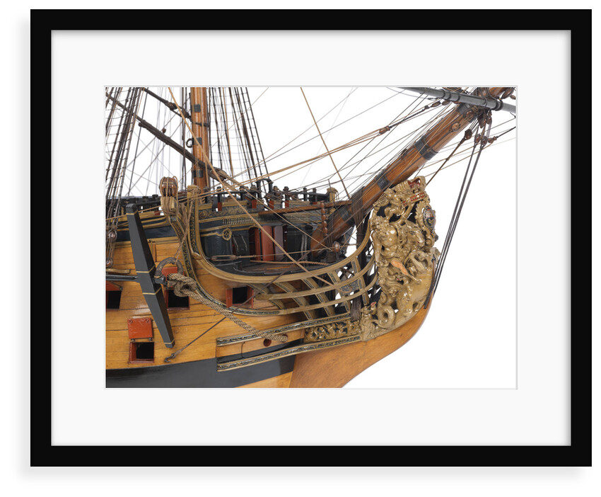 Model of First rate 100-gun warship 'Victory' (1737) by unknown