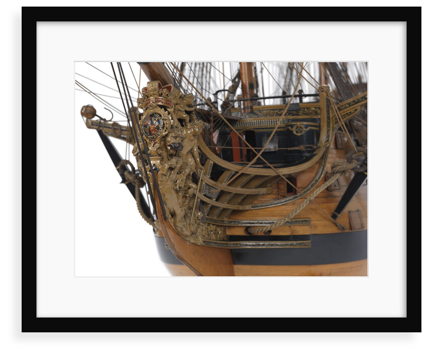 Model of First rate 100-gun warship 'Victory' (1737) by unknown