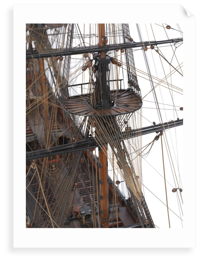 Model of First rate 100-gun warship 'Victory' (1737) by unknown