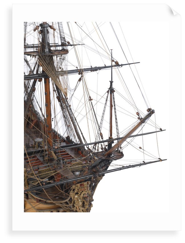Model of First rate 100-gun warship 'Victory' (1737) by unknown