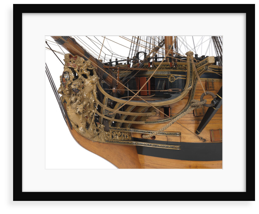 Model of First rate 100-gun warship 'Victory' (1737) by unknown