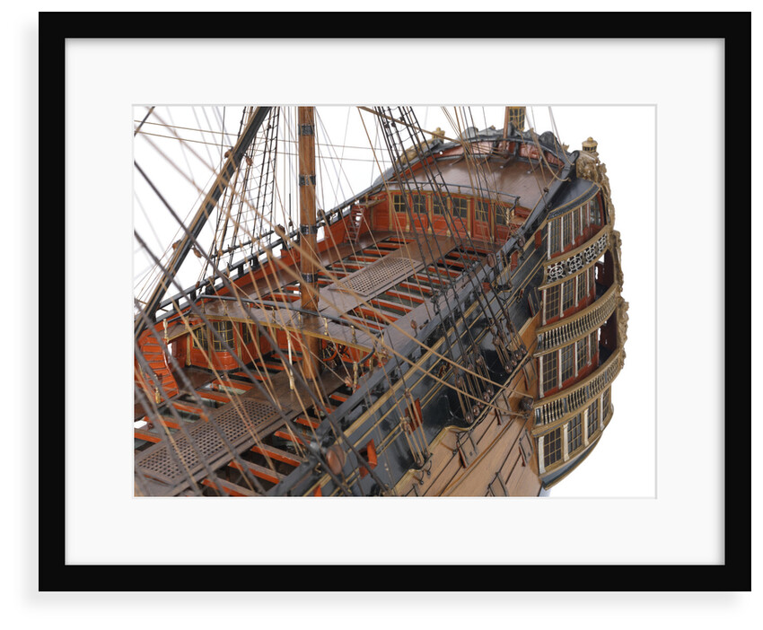 Model of First rate 100-gun warship 'Victory' (1737) by unknown