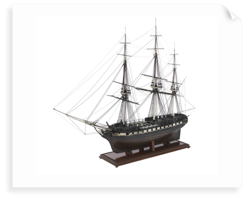 Warship, frigate 38 gun 'Seahorse' (1794) by unknown