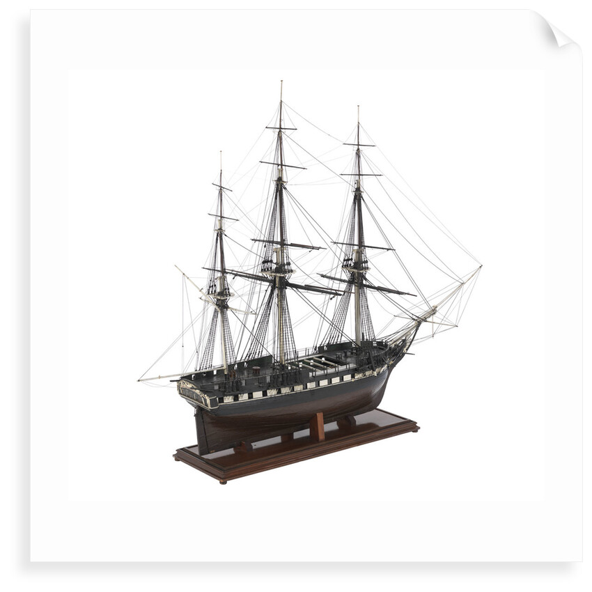 The warship, frigate 38 gun 'Seahorse' (1794) by unknown