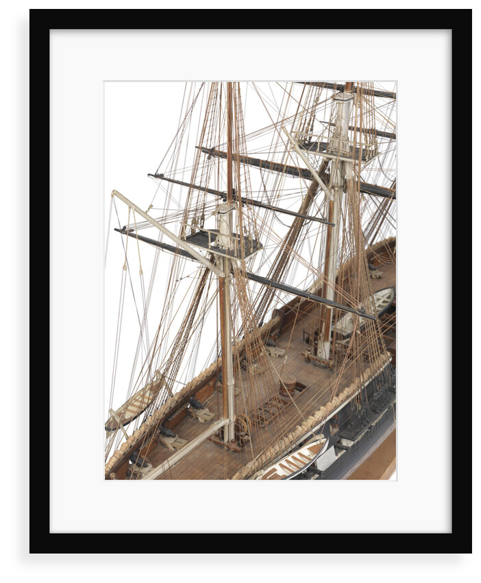 A full hull and rigged model of the warship and 36-gun frigate 'Phoebe' (1795) by unknown