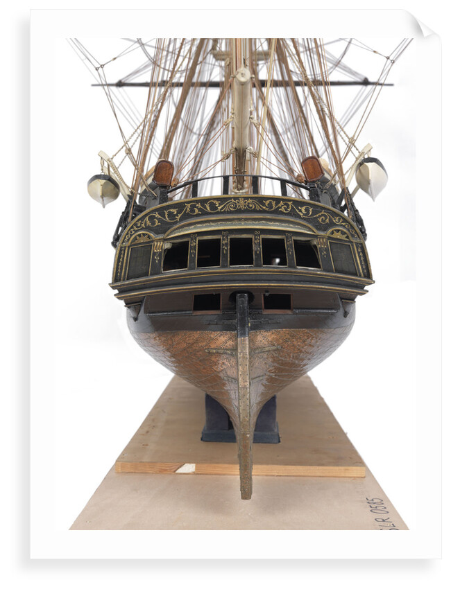 A full hull and rigged model of the warship and 36-gun frigate 'Phoebe' (1795) by unknown